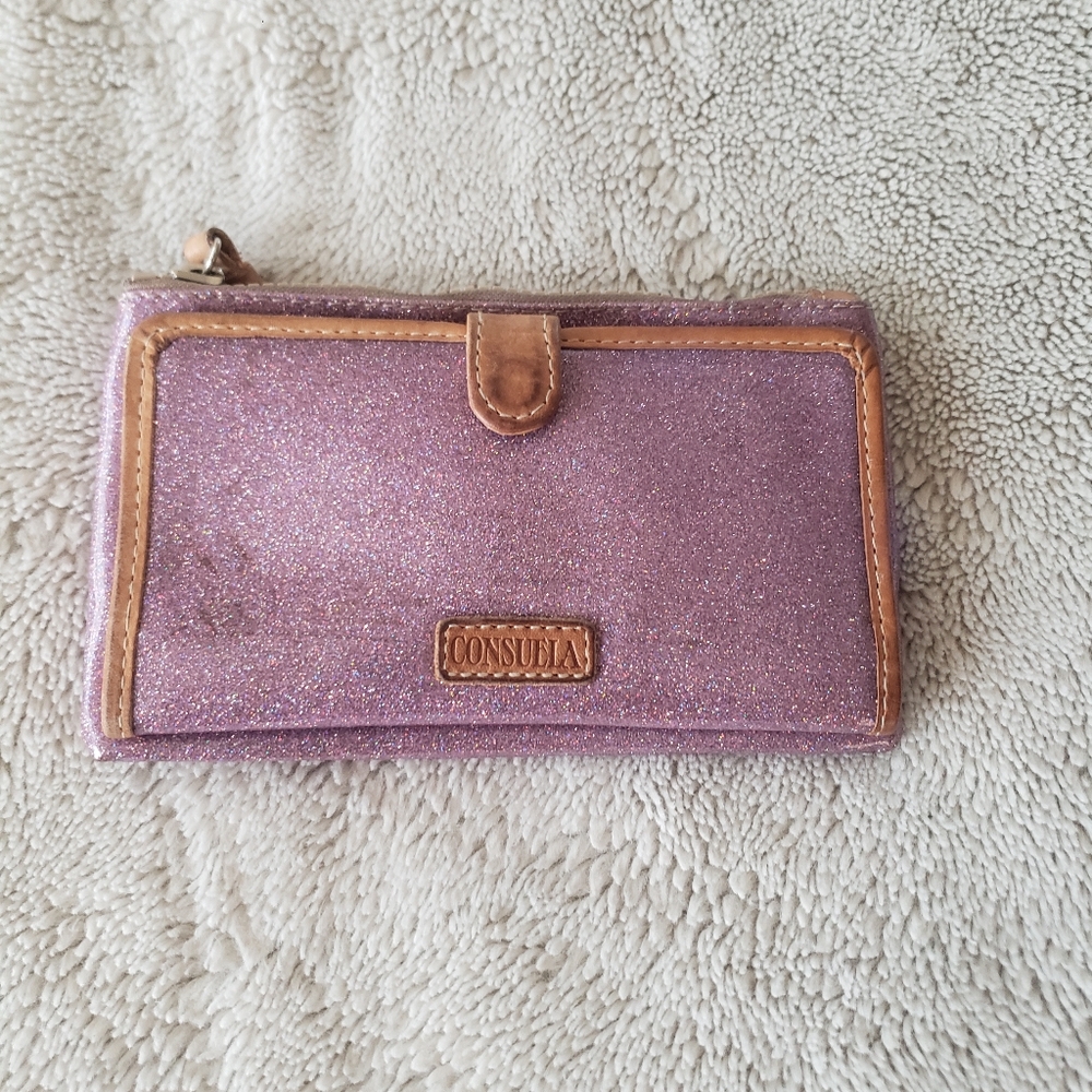 Consuela Purple Glitter Wallet - Picture 3 of 12
